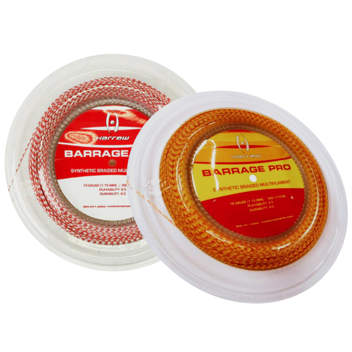 Barrage Pro Squash String, 18 Gauge, 360' Reel