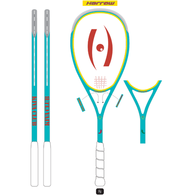 Custom Mini Racquet Custom Squash Racquet – Harrow Sports