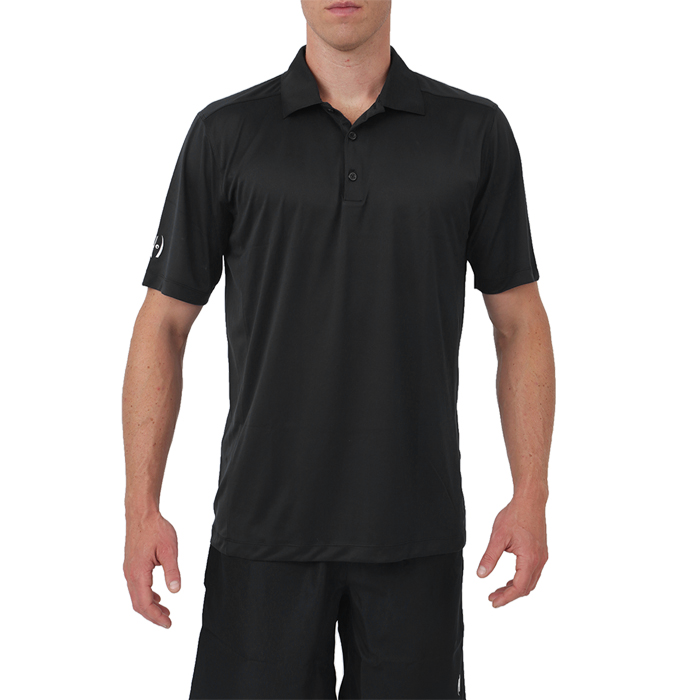 Paramount Pro Wik Polo Men's, Black (SALE) - Harrow Sports